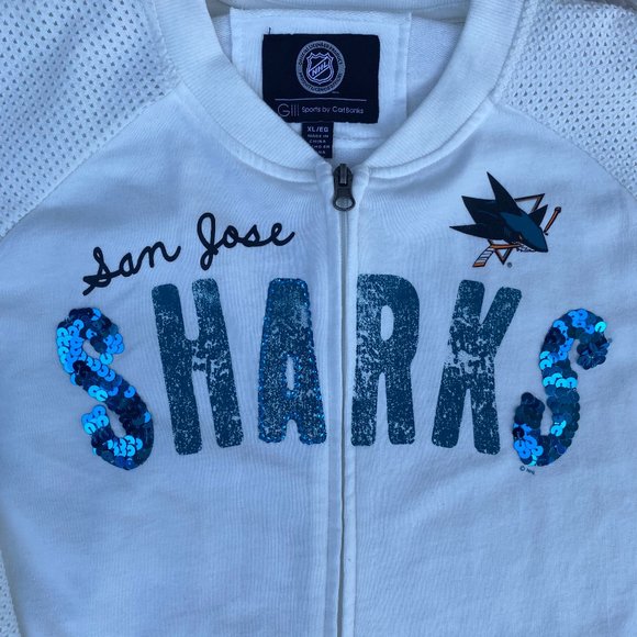 NHL San Jose Sharks Women's Zip Up Jacket Size XL - Picture 5 of 5